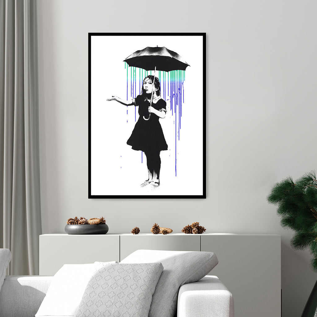 Póster Lluvia Colores