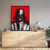 Póster Darth Vader Fondo Rojo