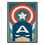 Póster Capitán América Primer Plano