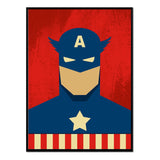 Póster Retrato Capitán América