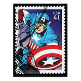 Póster Sello de Capitán América