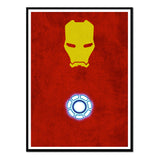 Póster Iron Man Amarillo y Rojo