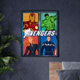 Póster Avengers Colorido