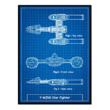 Póster Y-Wing Star Fighter