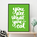 Póster You are what you eat