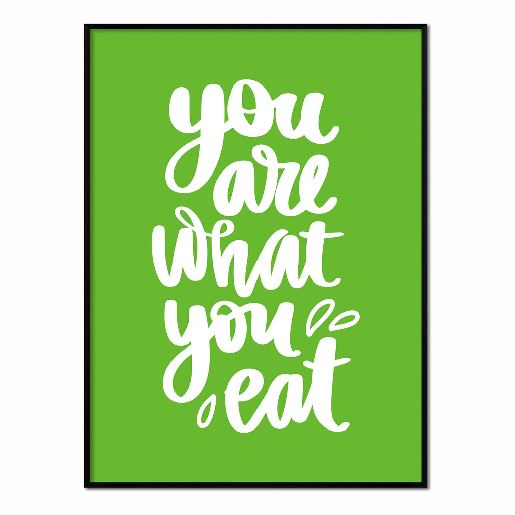 Póster You are what you eat