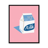 Póster Ilustración Milk