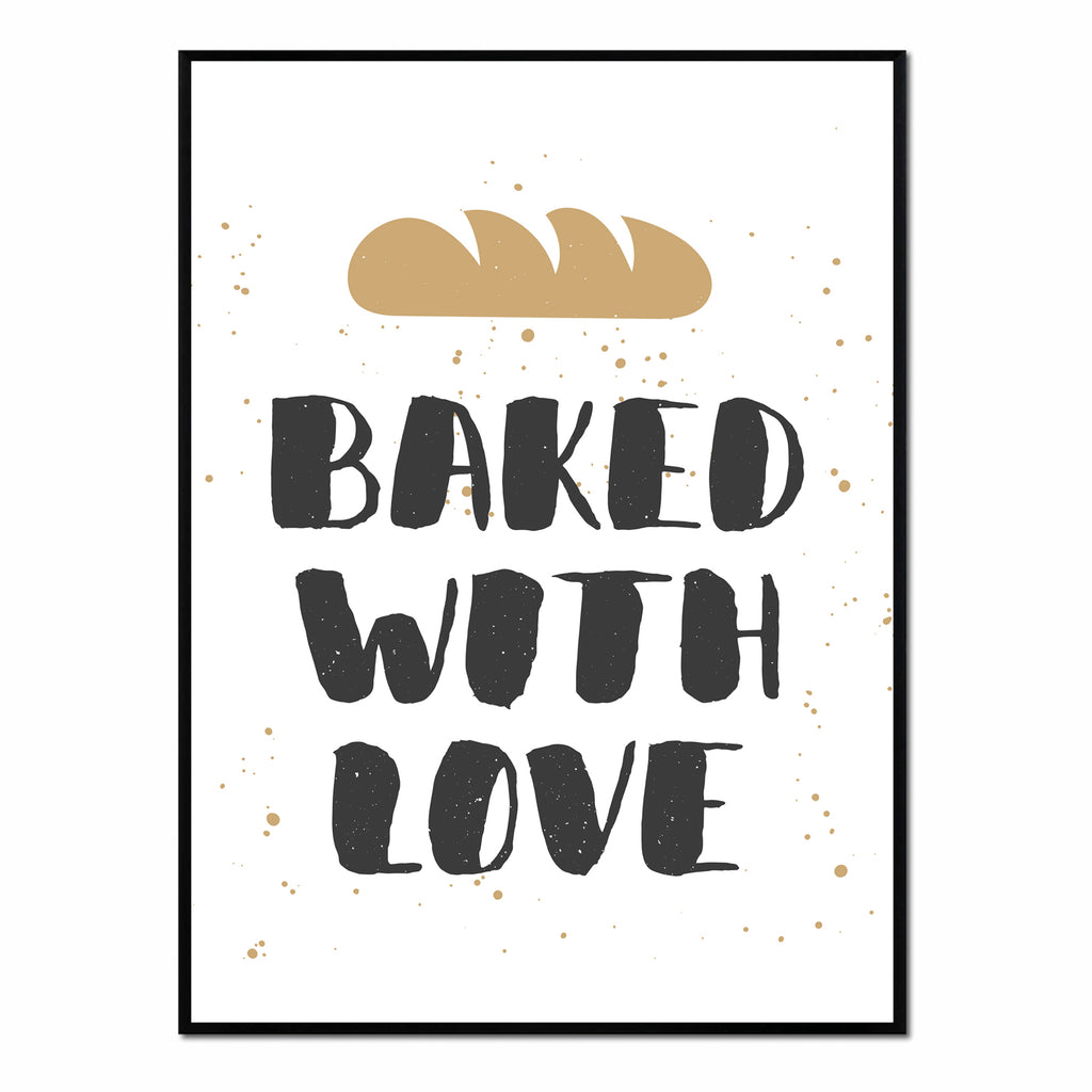Póster Baked with Love