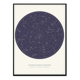 Póster Mapa estelar