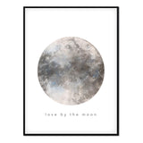 Póster Love by the moon