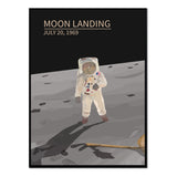 Póster Moon landing