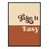 Póster Take it easy