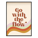 Póster Go with the flow