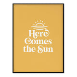 Póster Here comes the sun