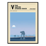 Póster Cuadro Ilustración The Empire Strikes Back
