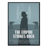 Póster The Empire Strikes Back Azul