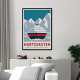 Póster Hurtigruten
