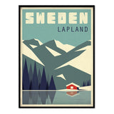 Póster Sweden Lapland