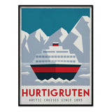 Póster Hurtigruten